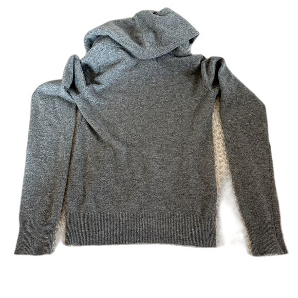 Balenciaga Cowl Neck Sweater Gray Size EU 38 Wool/Cashmere Blend - Picture 2 of 6